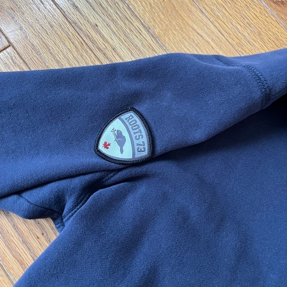 Navy Roots Zip Up Sweatshirt with Smith Embroidery - Picture 3 of 7